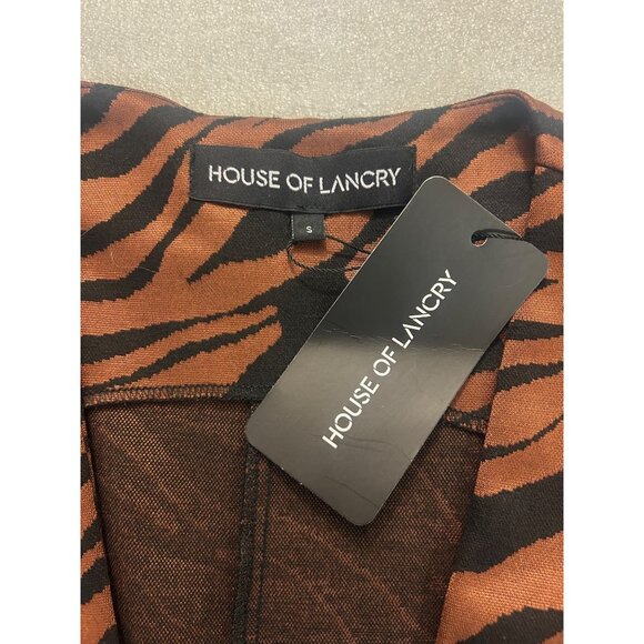 House Of Lancry Animal Print Oversized Sleeveless Dress Small NWT - Picture 4 of 5
